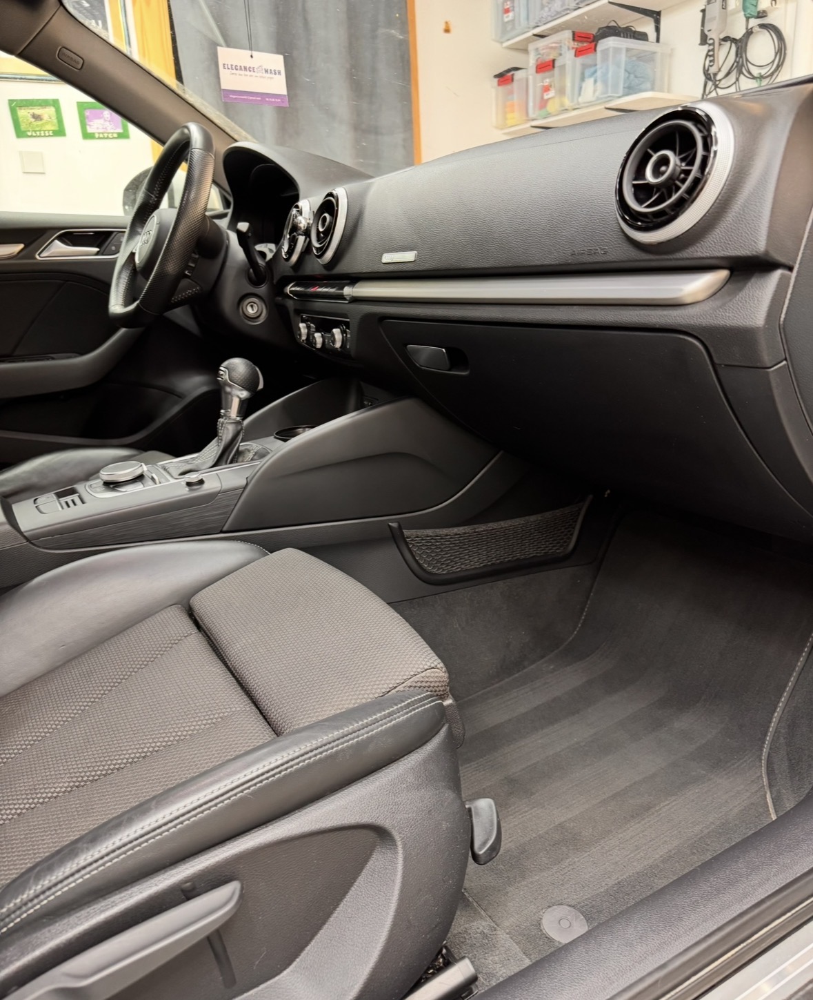 Lavage intérieur Audi A3 sur hochfelden, brumath, wingersheim